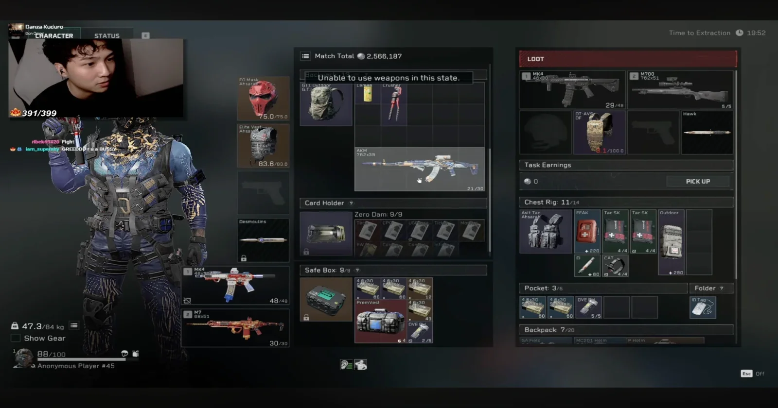 MK4 and M7 loadout comparison for Delta Force solo play
