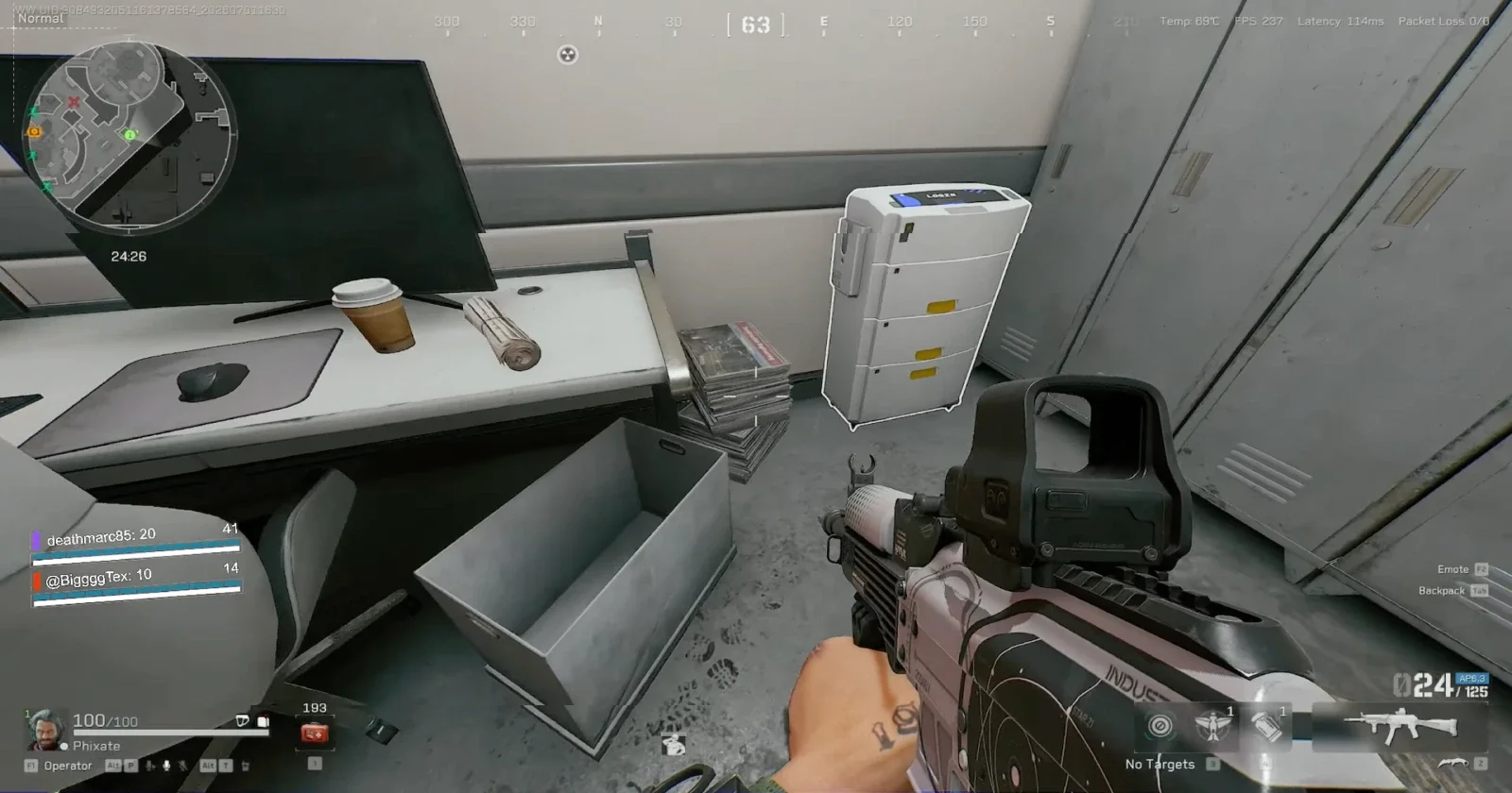 Radiation container loot in Delta Force AZ-3 map