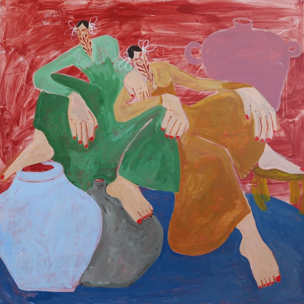 women holding spaces