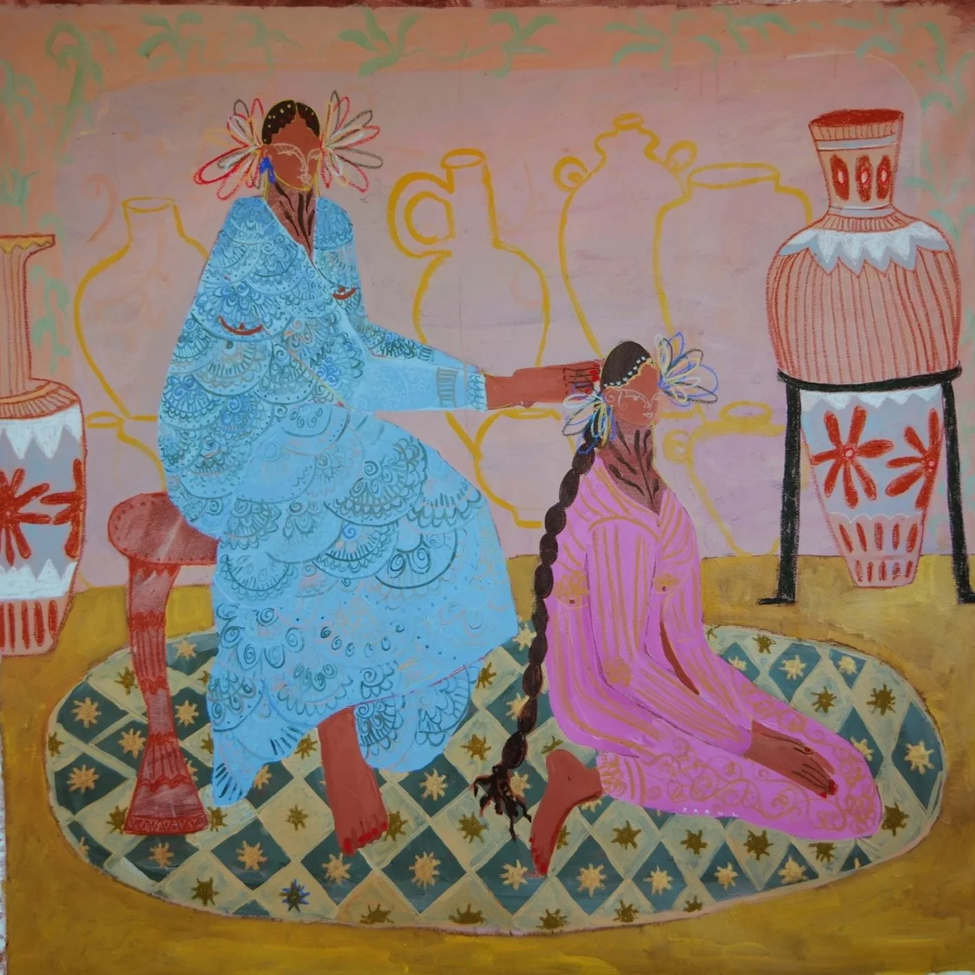 women holding generations