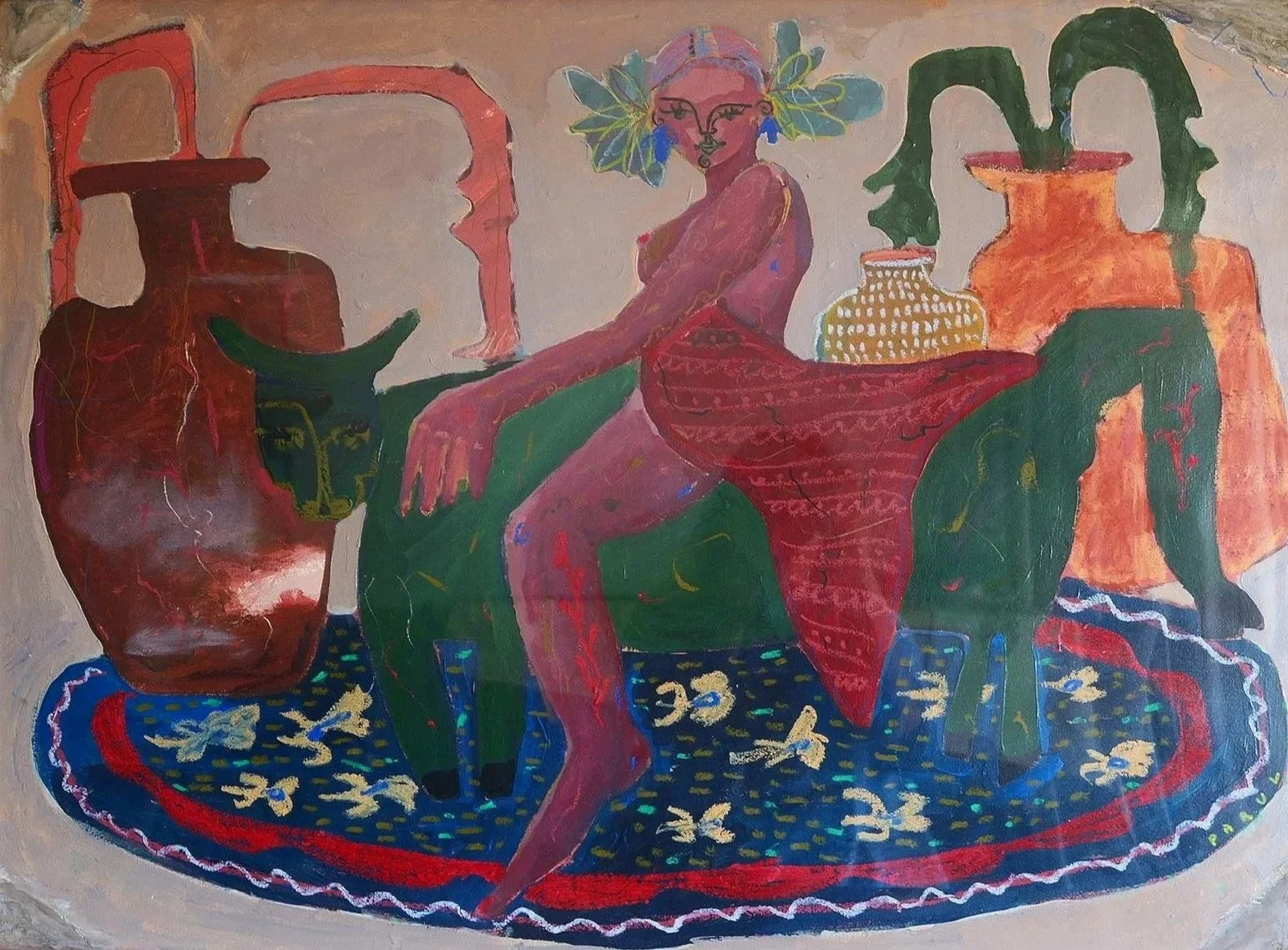 woman holding power