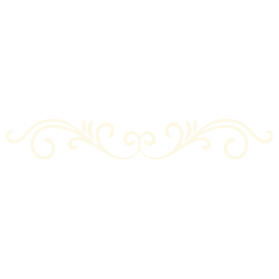 Elegant black background with intricate white ornamental flourish at the bottom