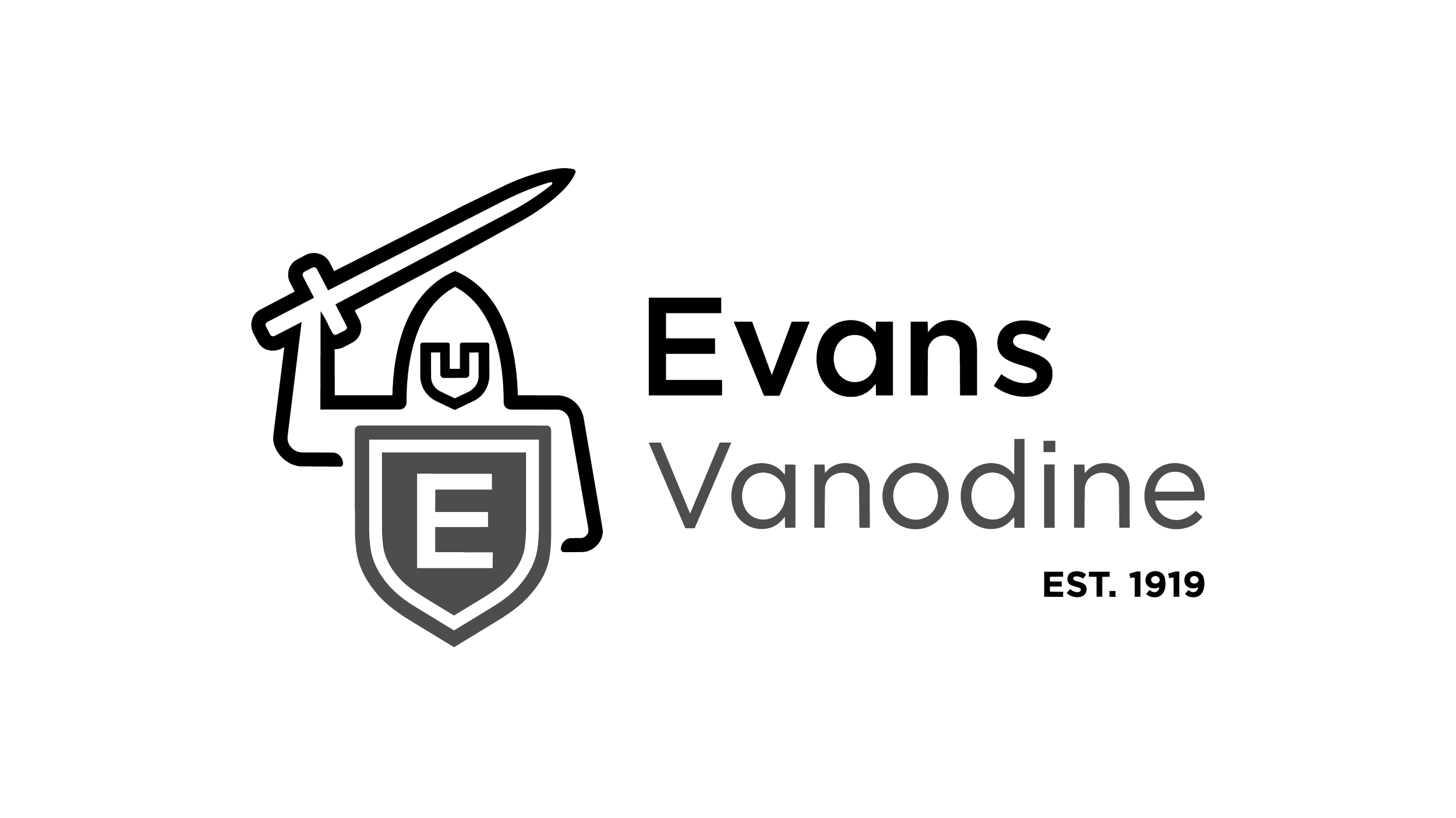 Logo for Evans Vanodine, established in 1919.