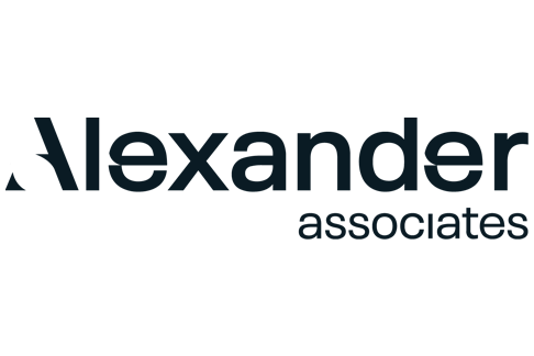 Logo of Alexander & Associates with black text on a transparent background.