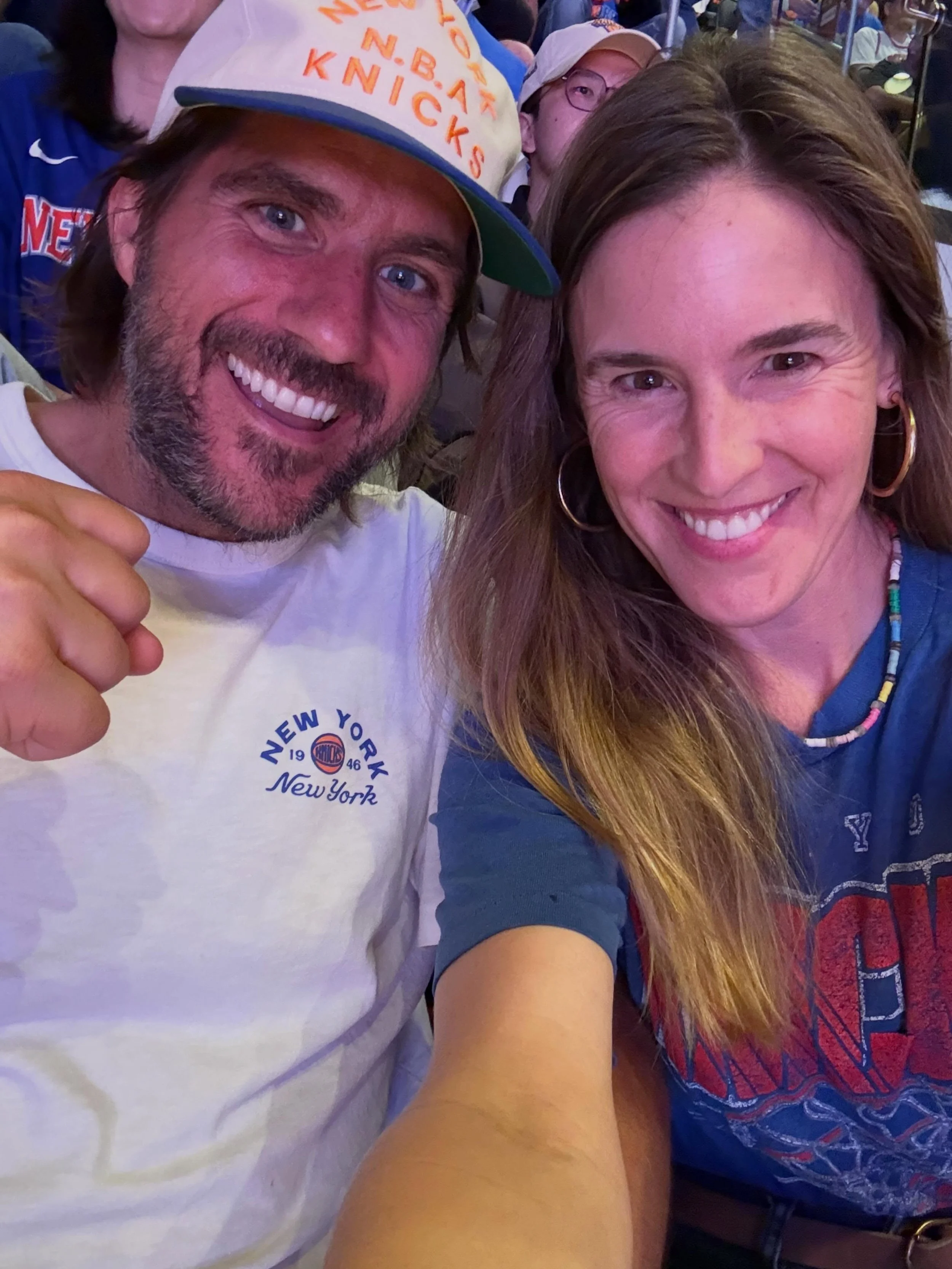 Stressed and psyched. Let's go Knicks!