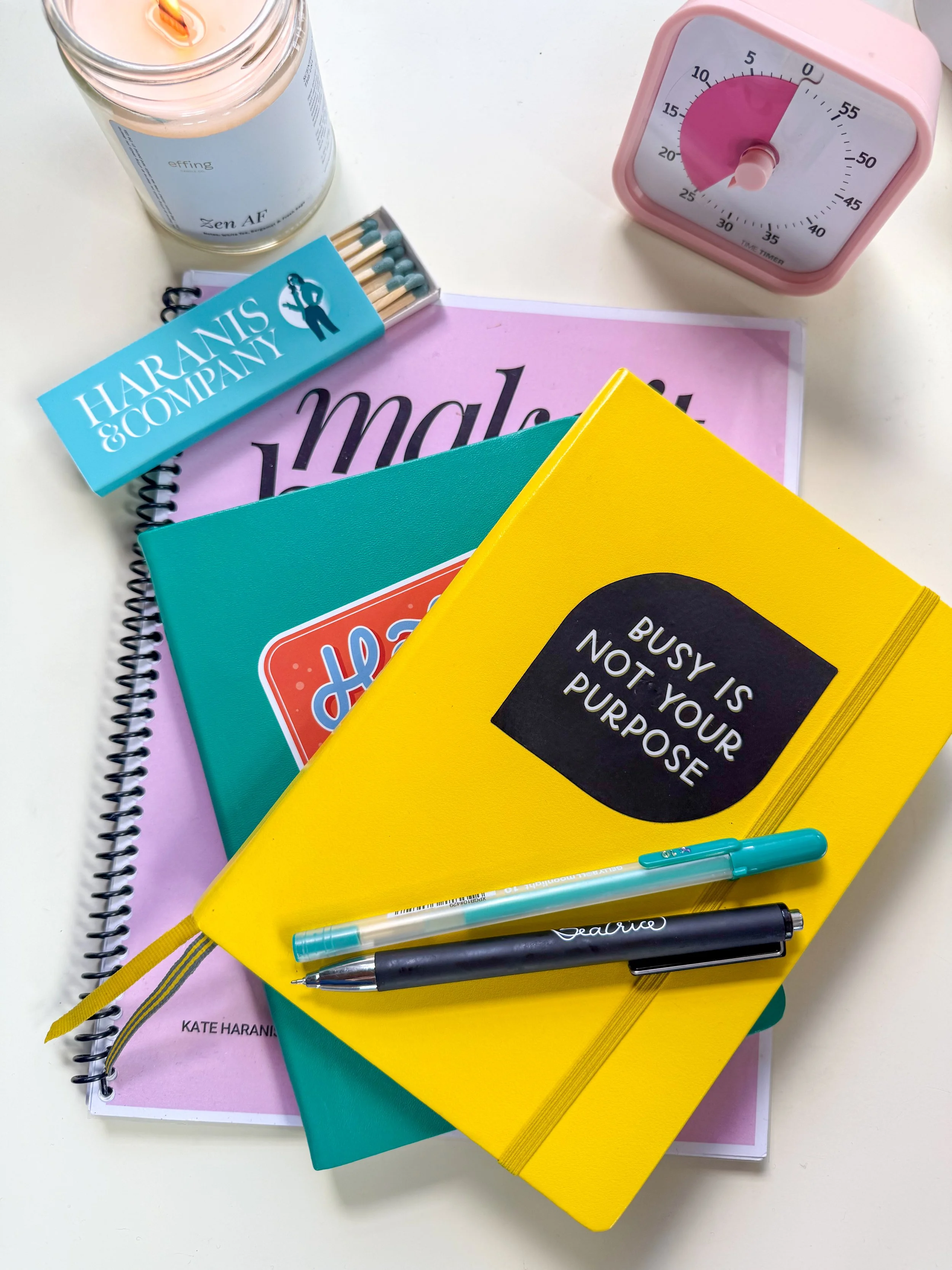 Real life PR Hype Girl desk