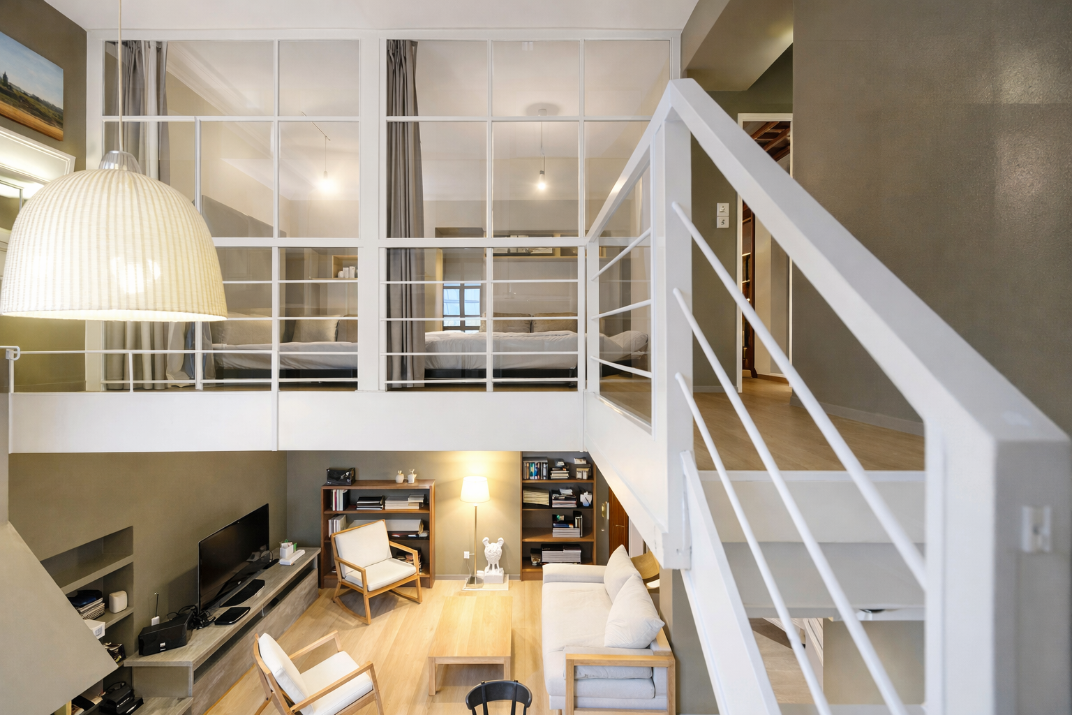 Chambres en second jour