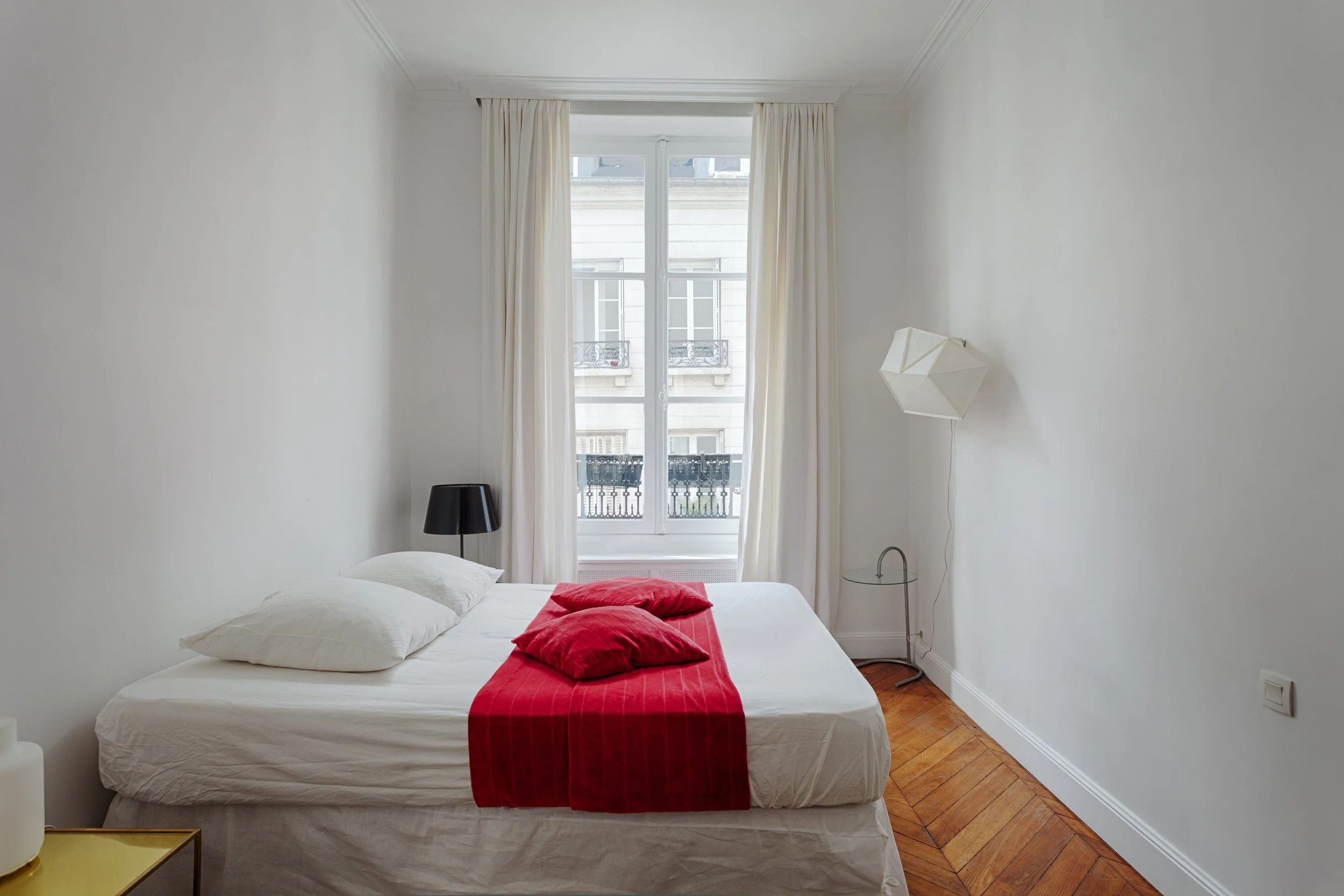 Chambre d'un appartement familiale en plein coeur du Marais