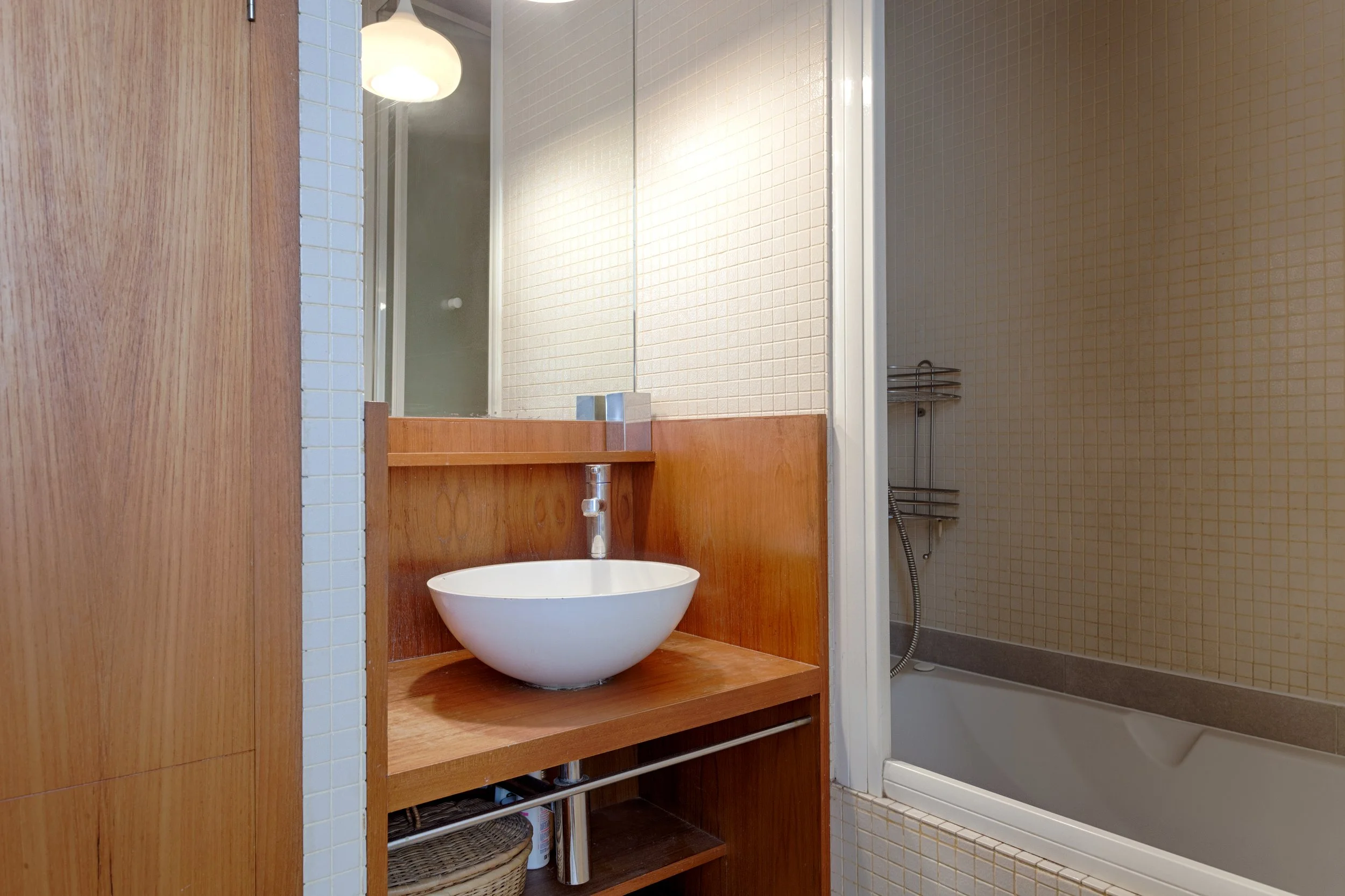 Salle de bain d'un appartement familiale en plein coeur du Marais