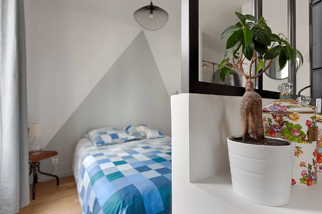 Chambre d'un appartement situé à proximité du square Maurice Gardette