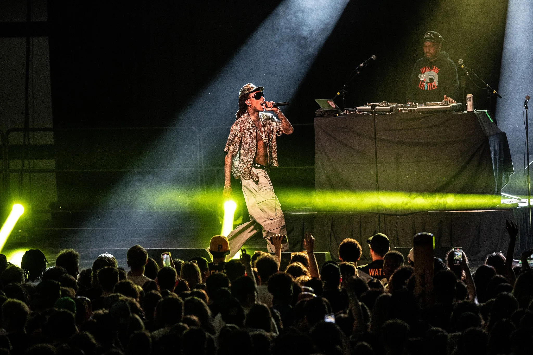Wiz Khalifa performs at Slippery Rock University.