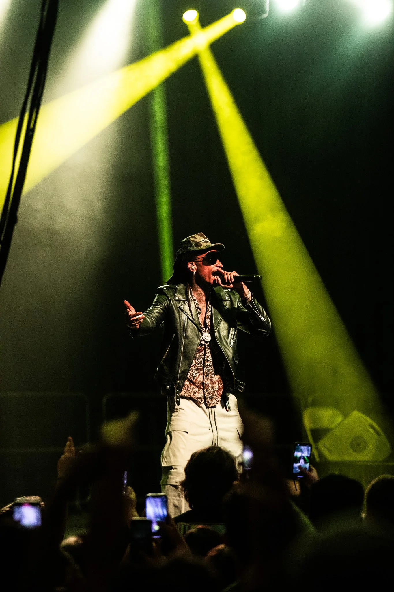 Wiz Khalifa performs at Slippery Rock University.