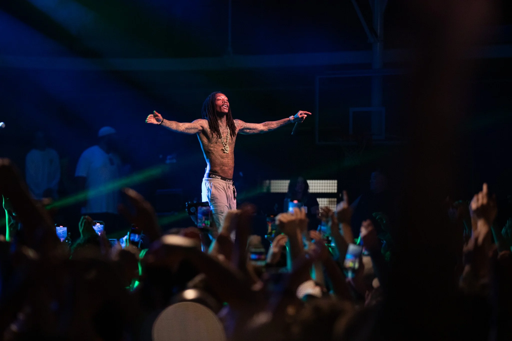 Wiz Khalifa performs at Slippery Rock University.