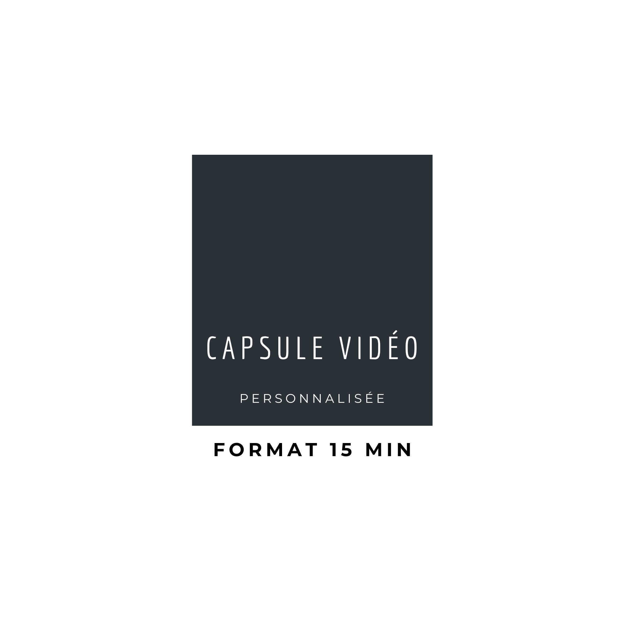 CAPSULE VIDÉO (15 min)