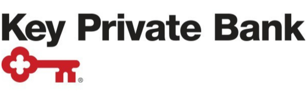 Key Private Bank logo with a red key emblem featuring a white cross.