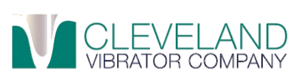 Logo for Cleveland Vibrator Company featuring a stylized 'V' and the company name.