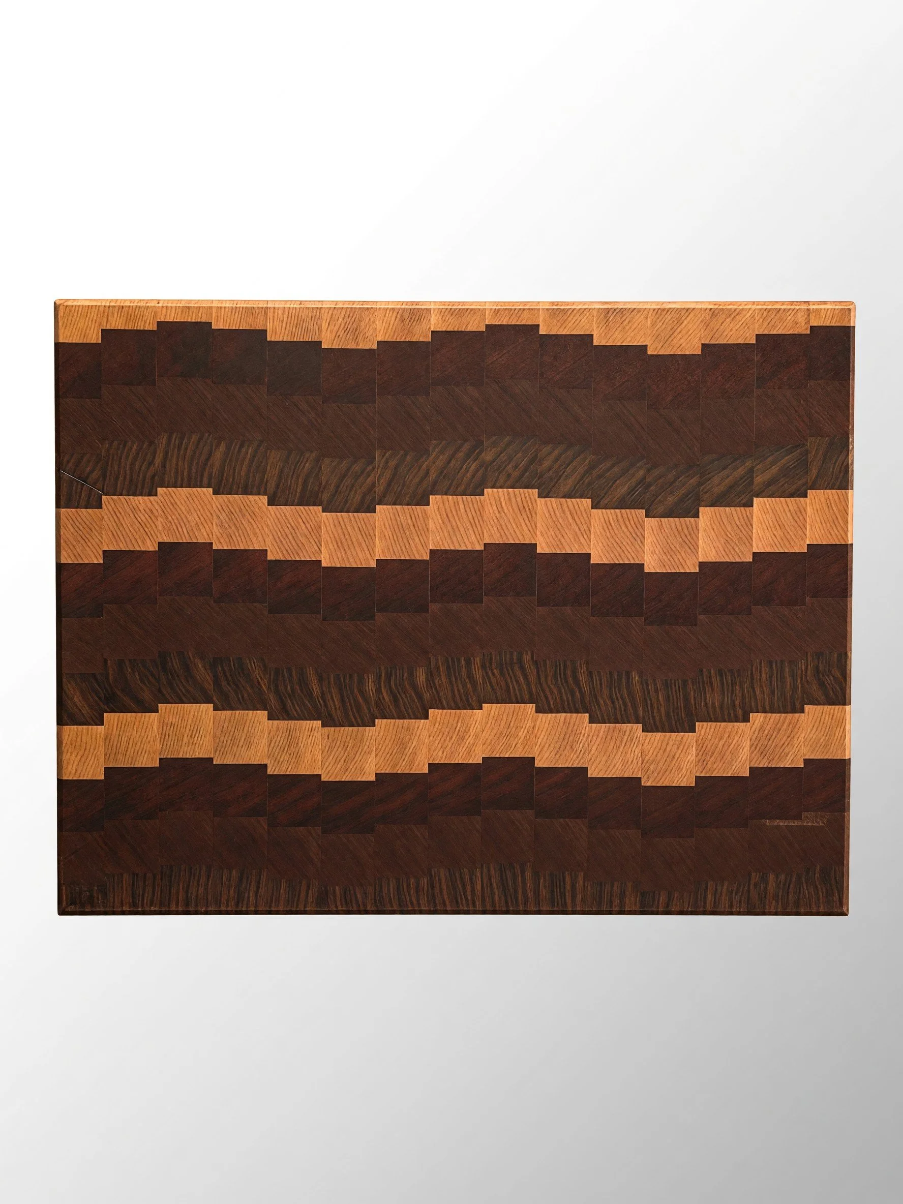 4 Color Wave Butcher Block Cutting Board