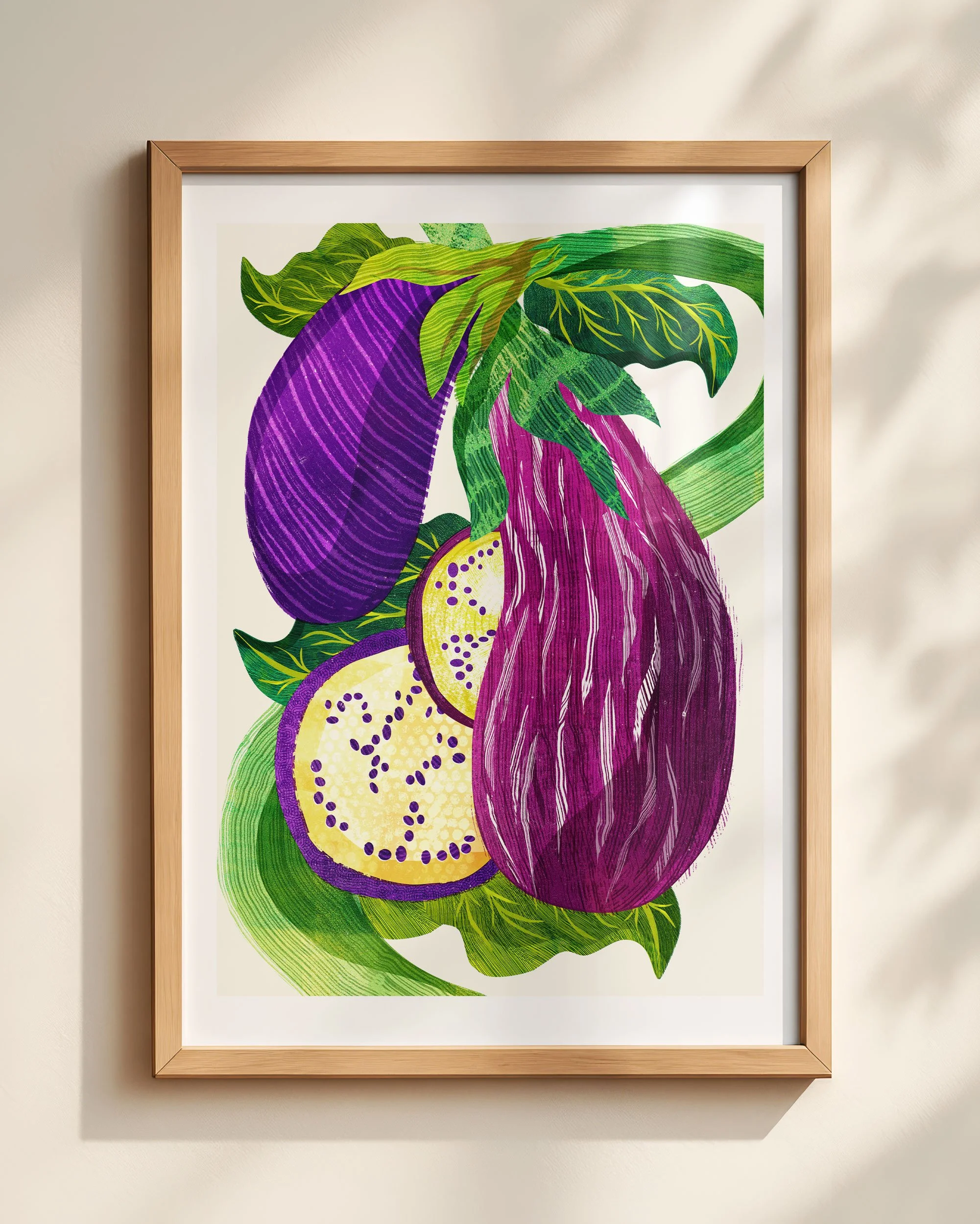 Aubergine Art Print