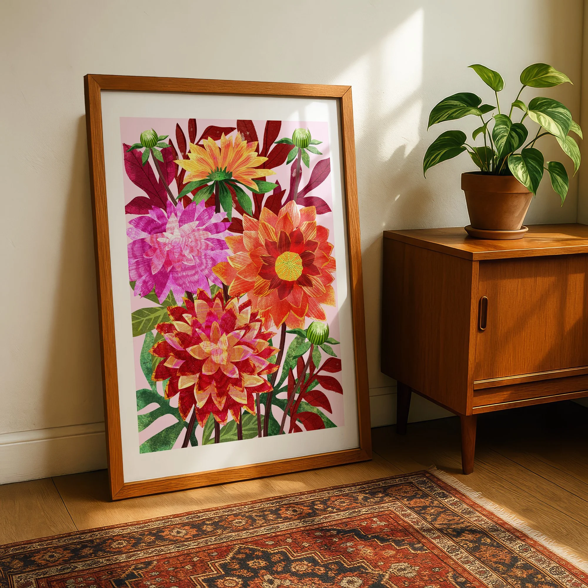 Art-Print-Flowers-Dahlias-Frame-3-Astrid-Weguelin.jpg
