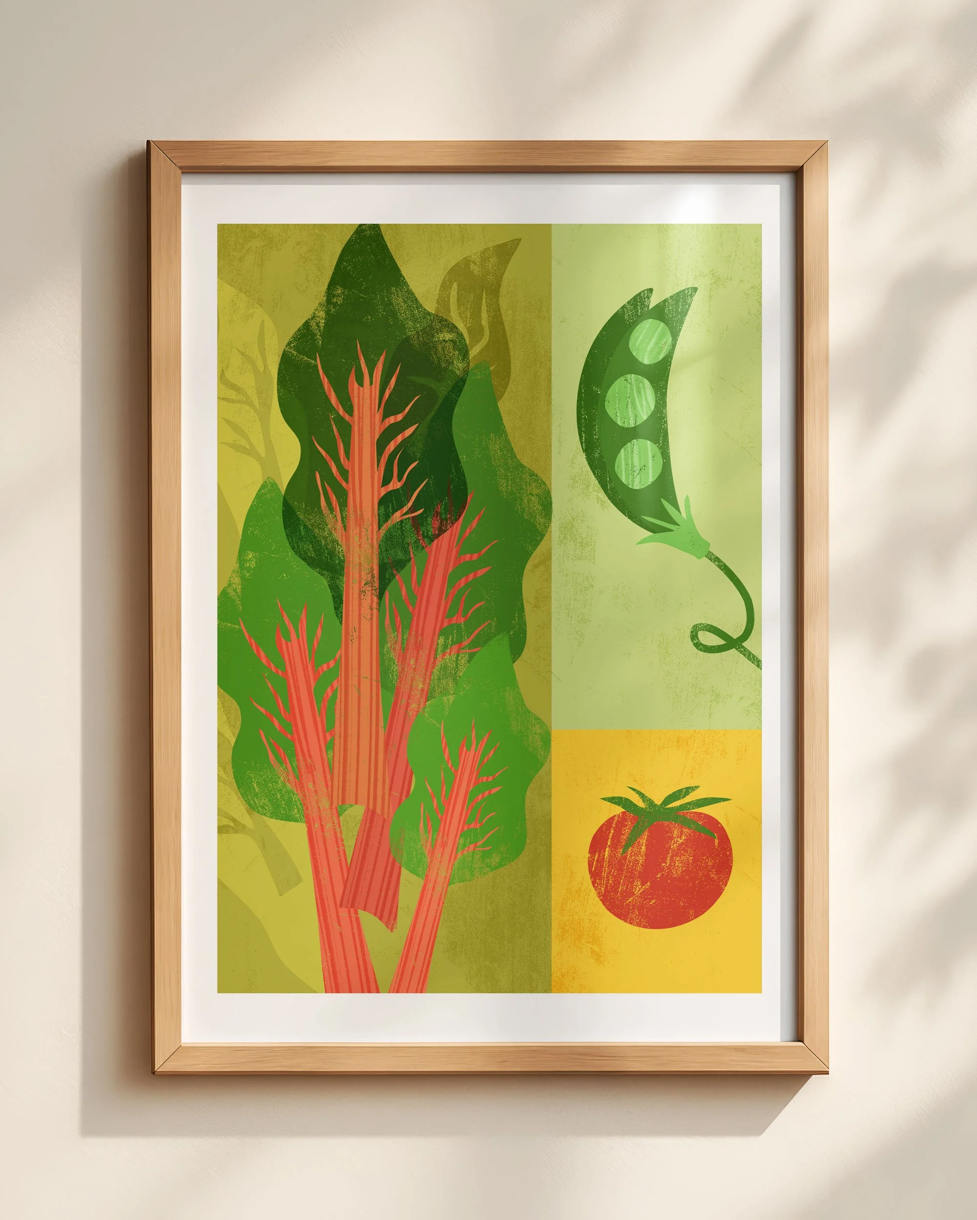 Chard Art Print
