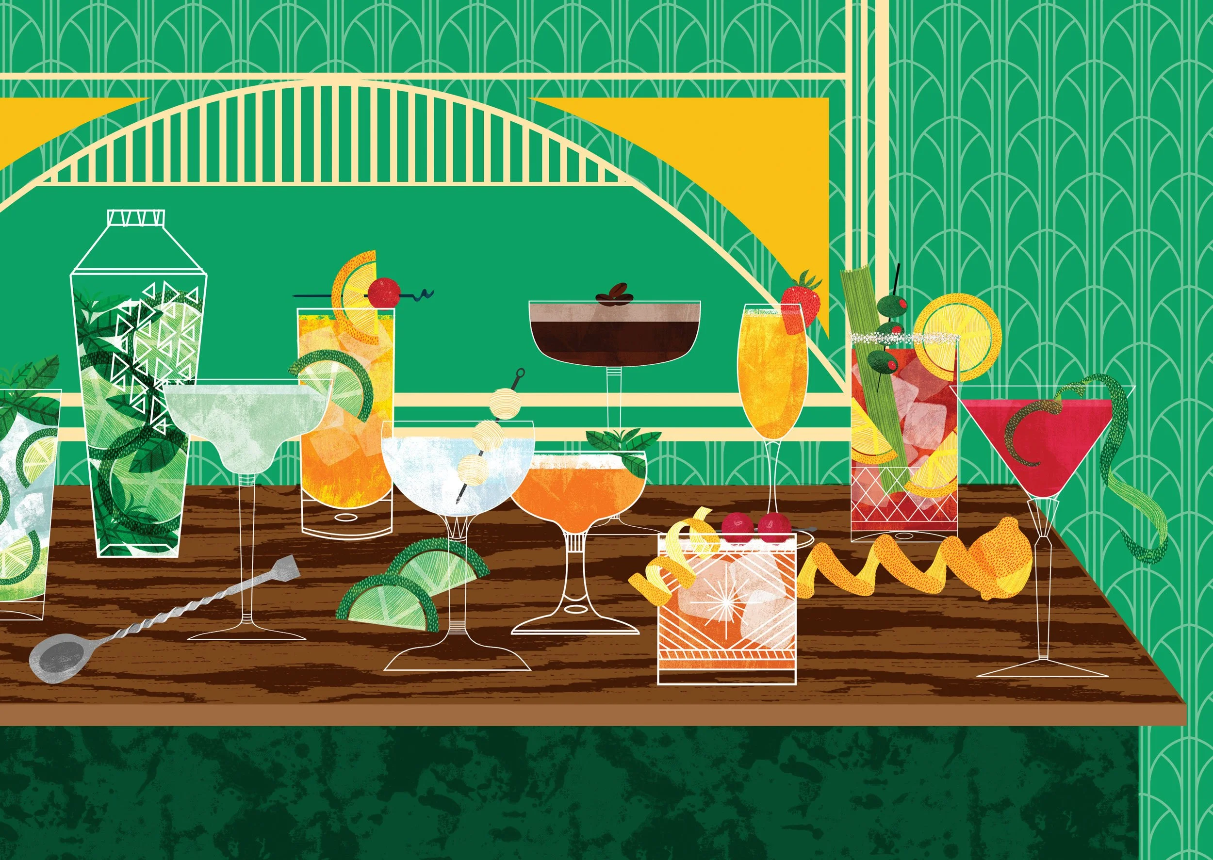 Bookblock - Cocktail Recipe Book