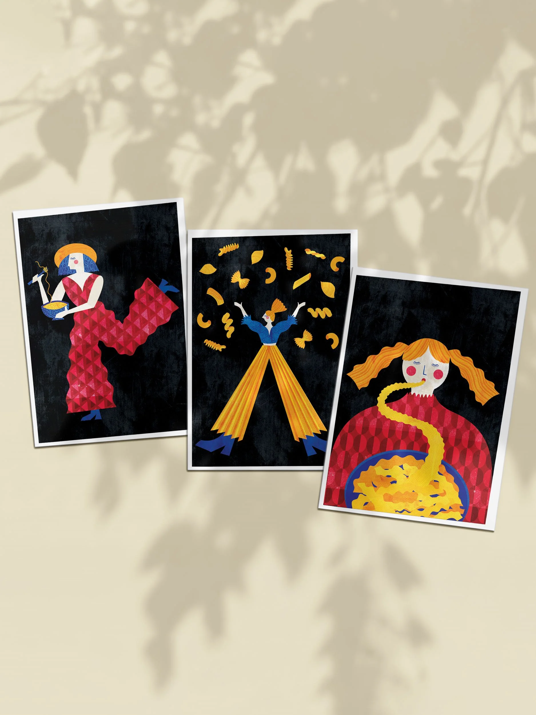 Pasta Girls Greeting Card Pack