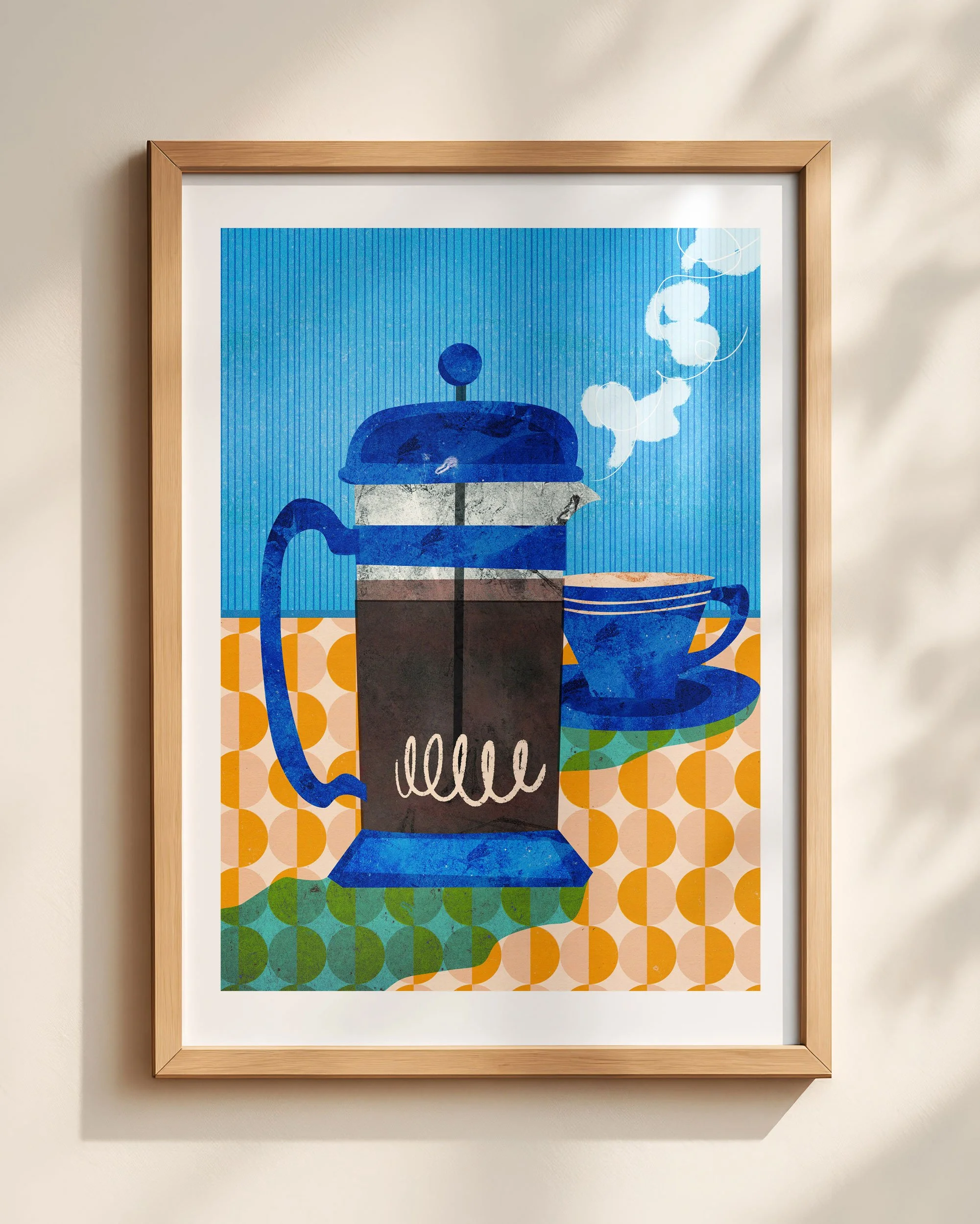 French Press Art Print