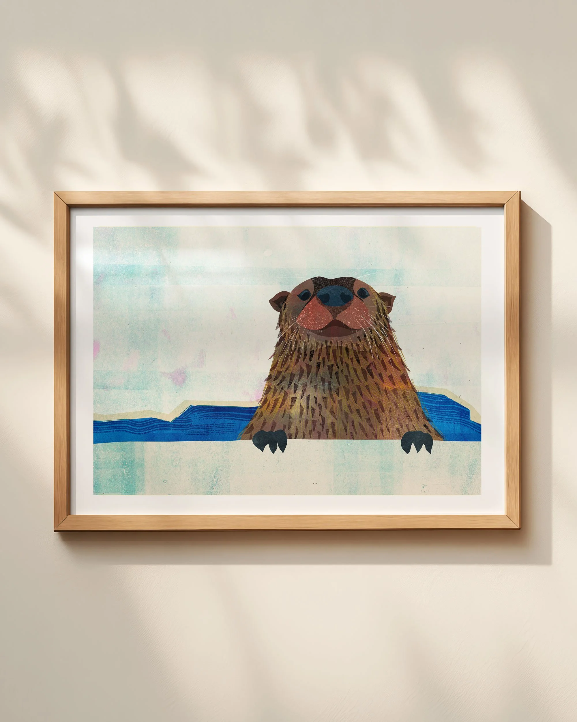Otter Art Print