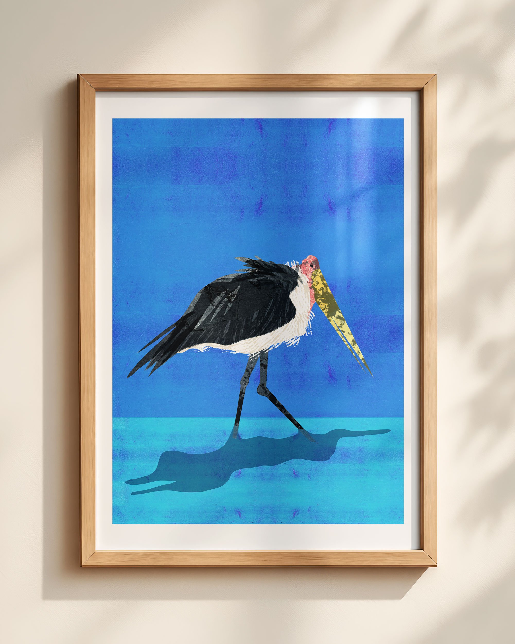 Stork Art Print
