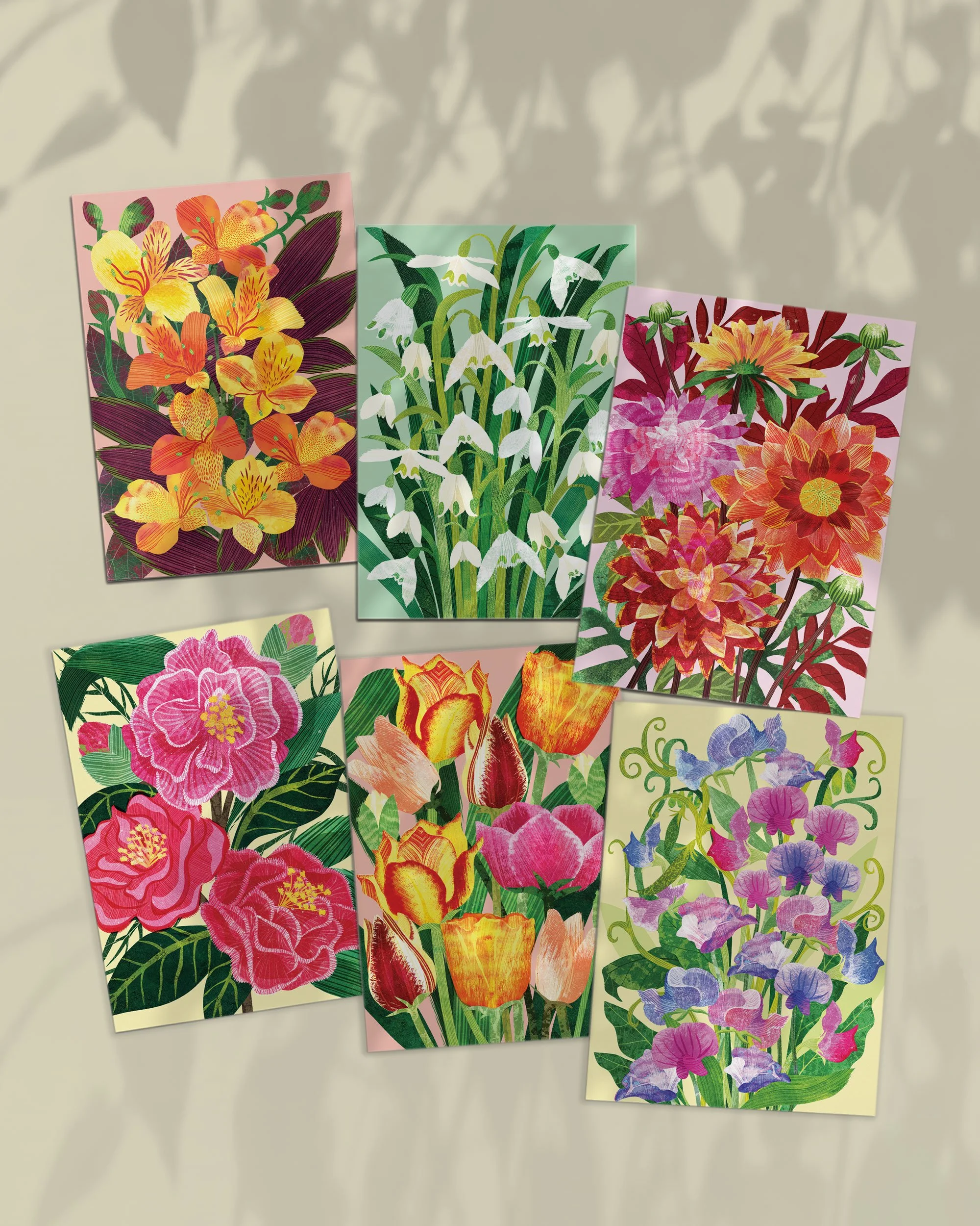 Flowers Greeting Card Pack