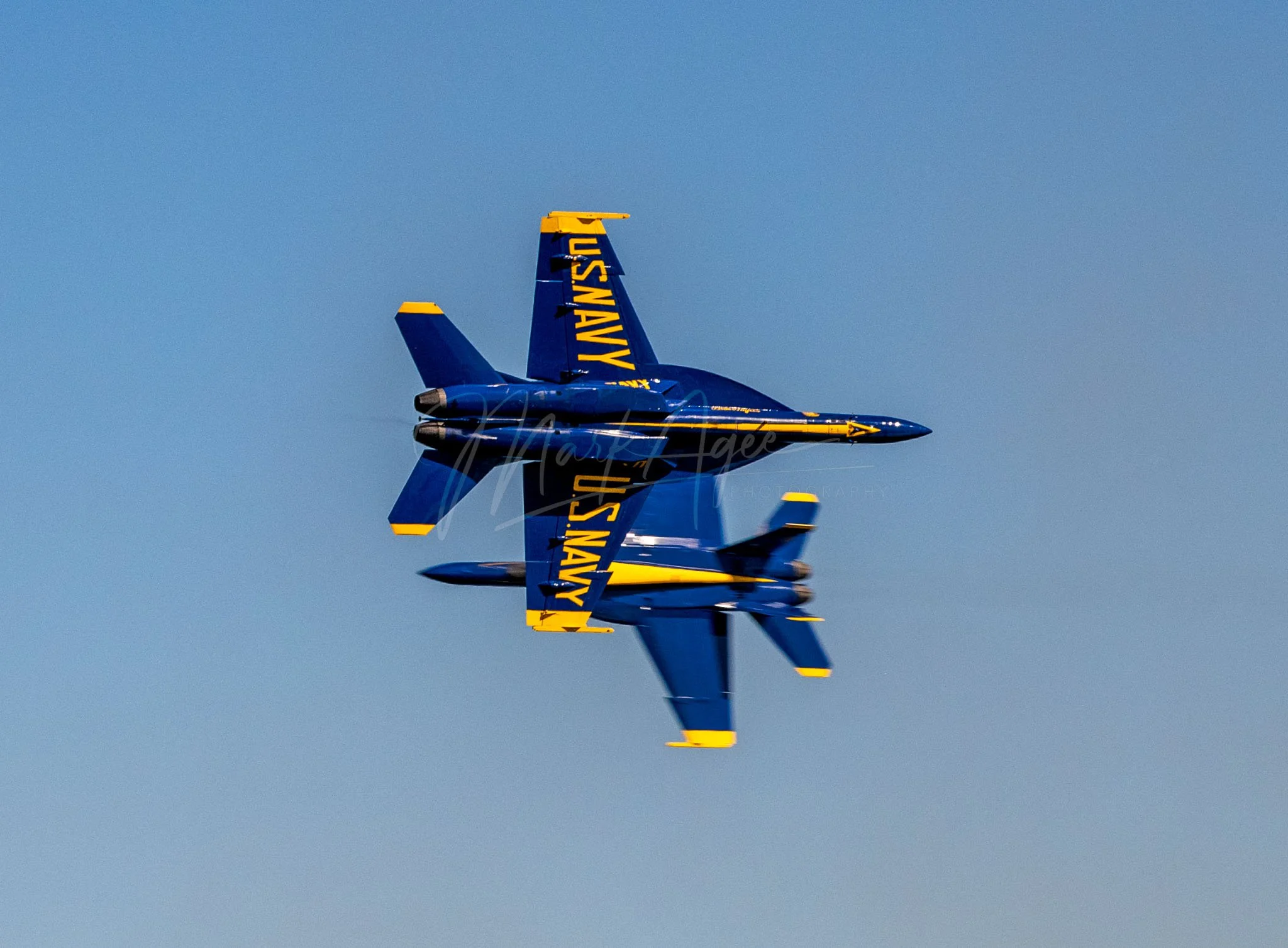Blue Angels Opposing Knife Edge