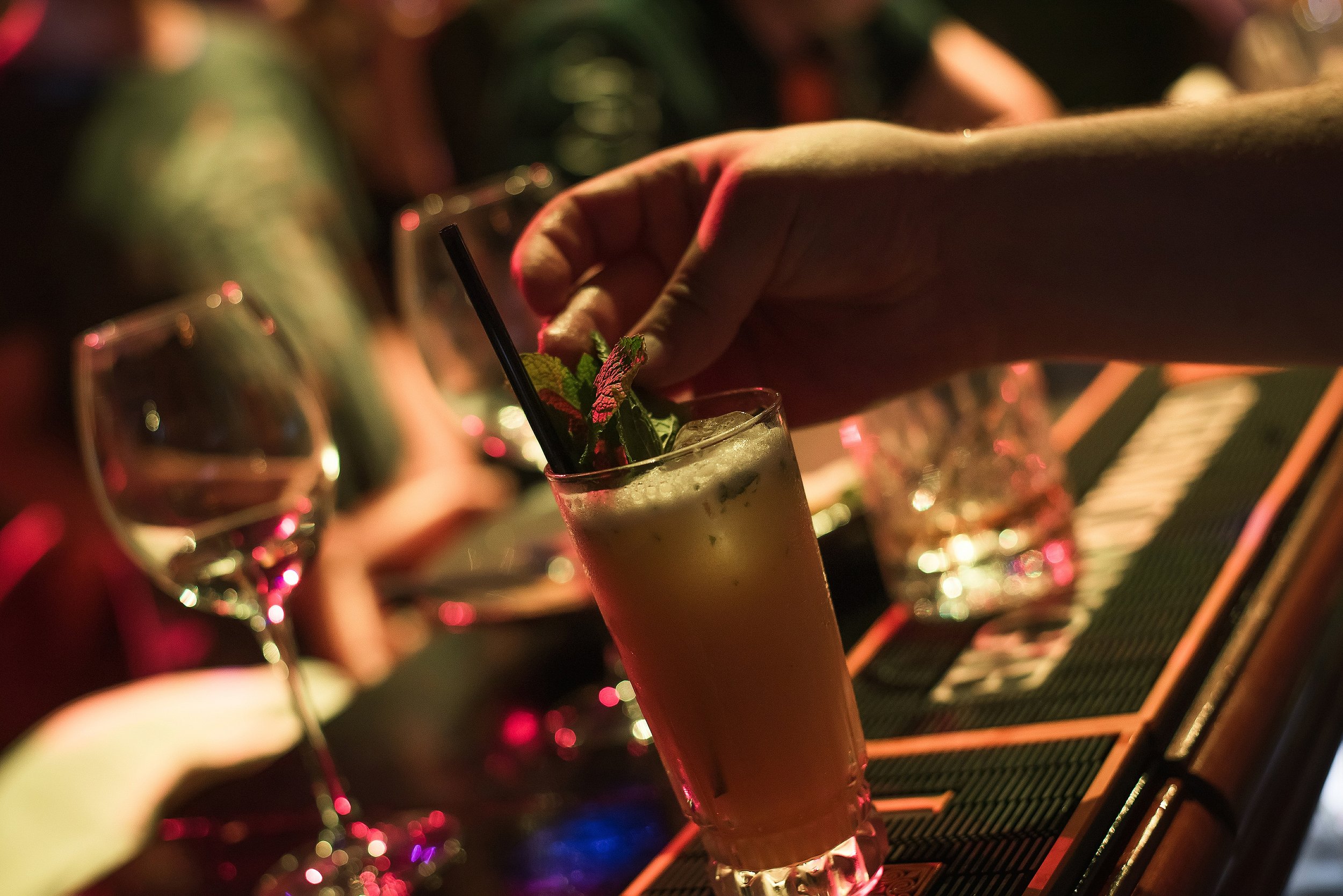 Expert cocktails are crafted at the Dreamland Lounge