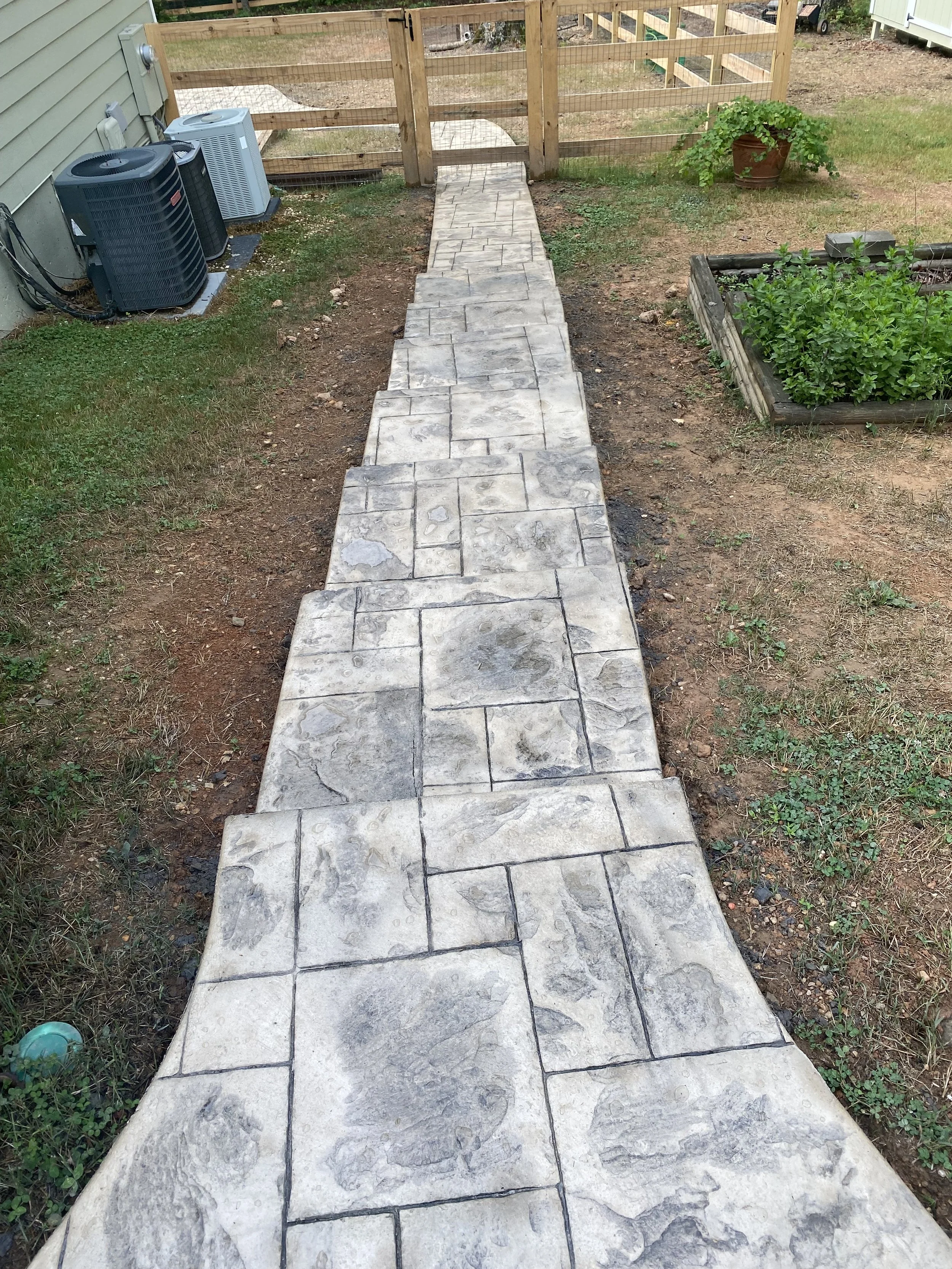 Concrete walkway jasper georgia