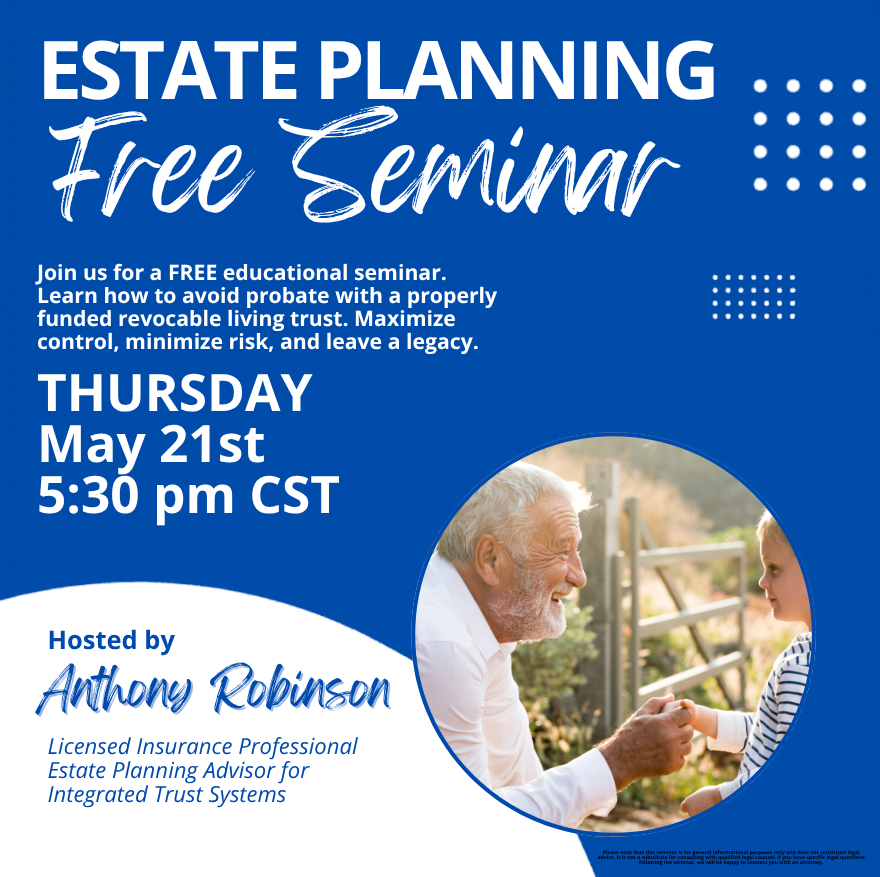 An Estate Planning Educational Event | May 21st
