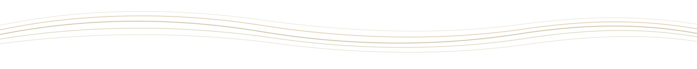 Curved line illustration dividing the page.