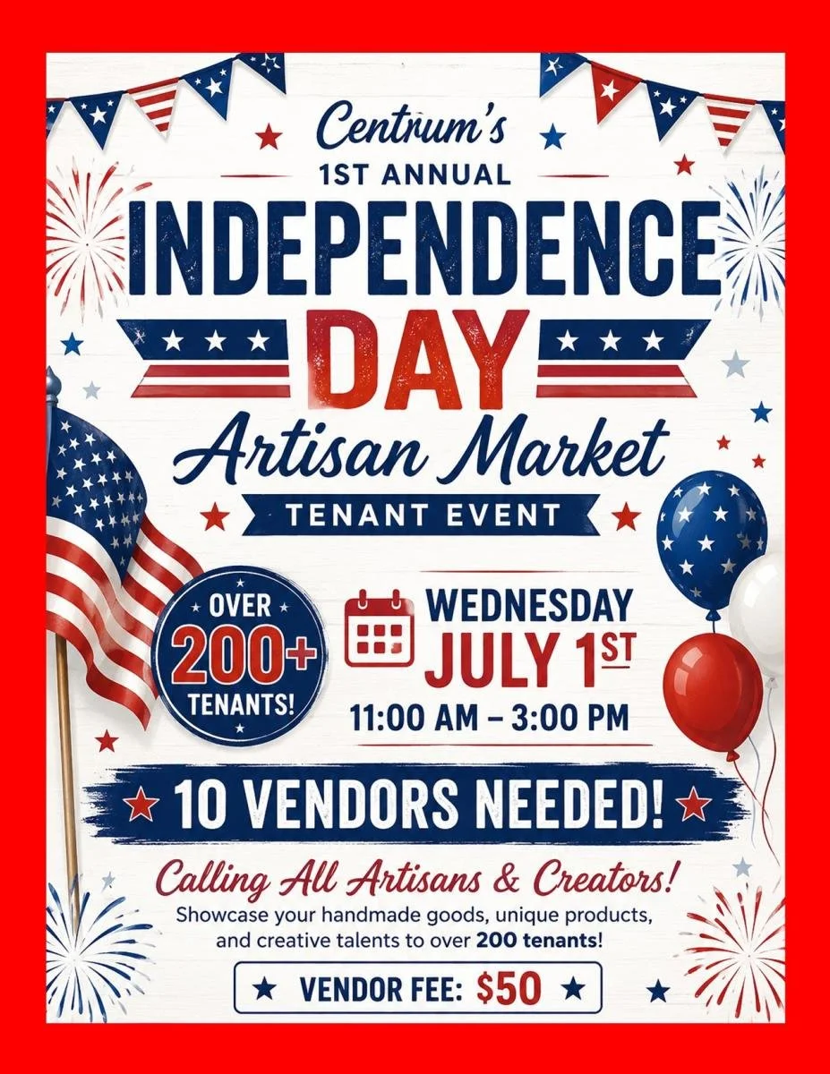 Centrum's 1st Annual Independence Day Market Event