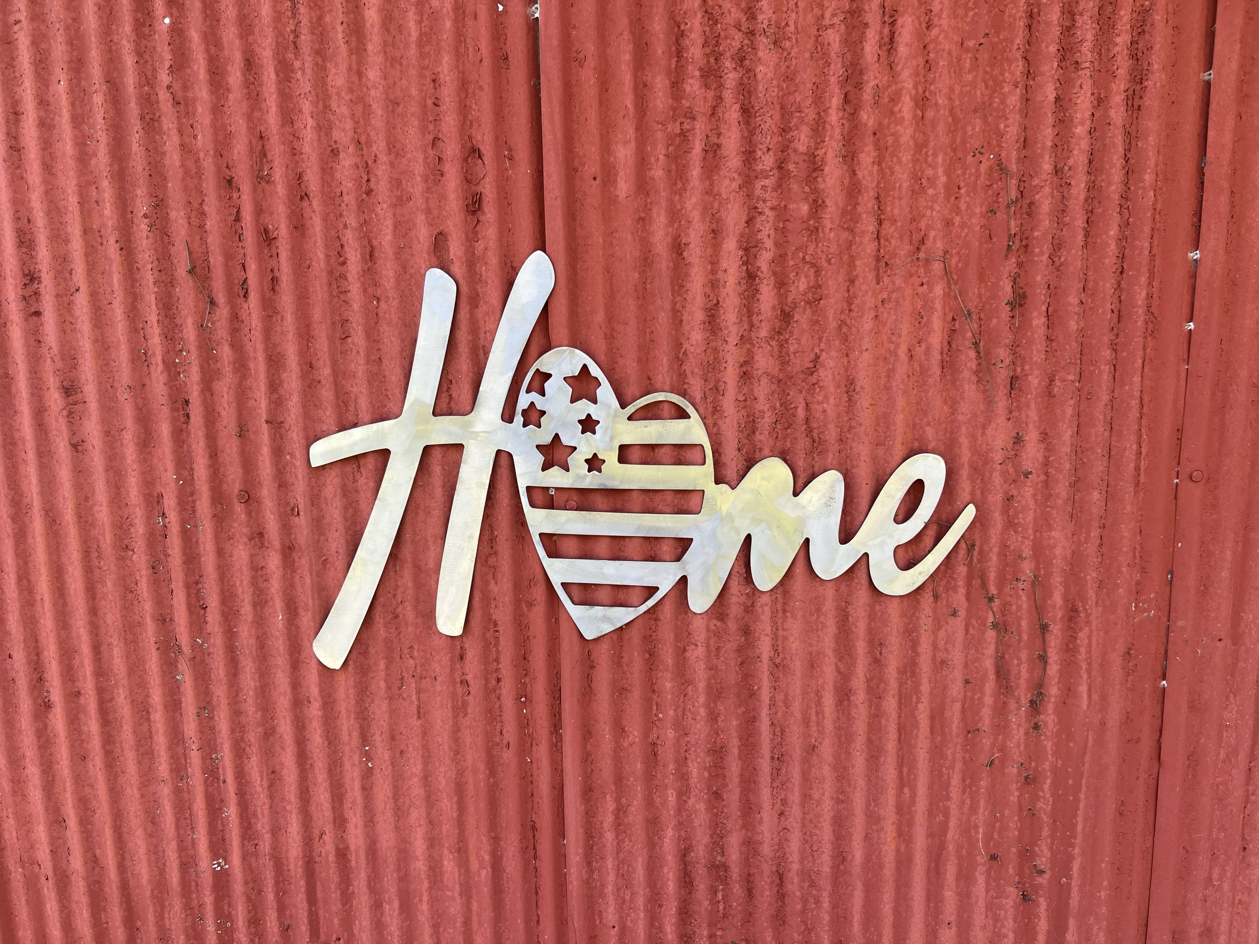 Patriotic Home Sign