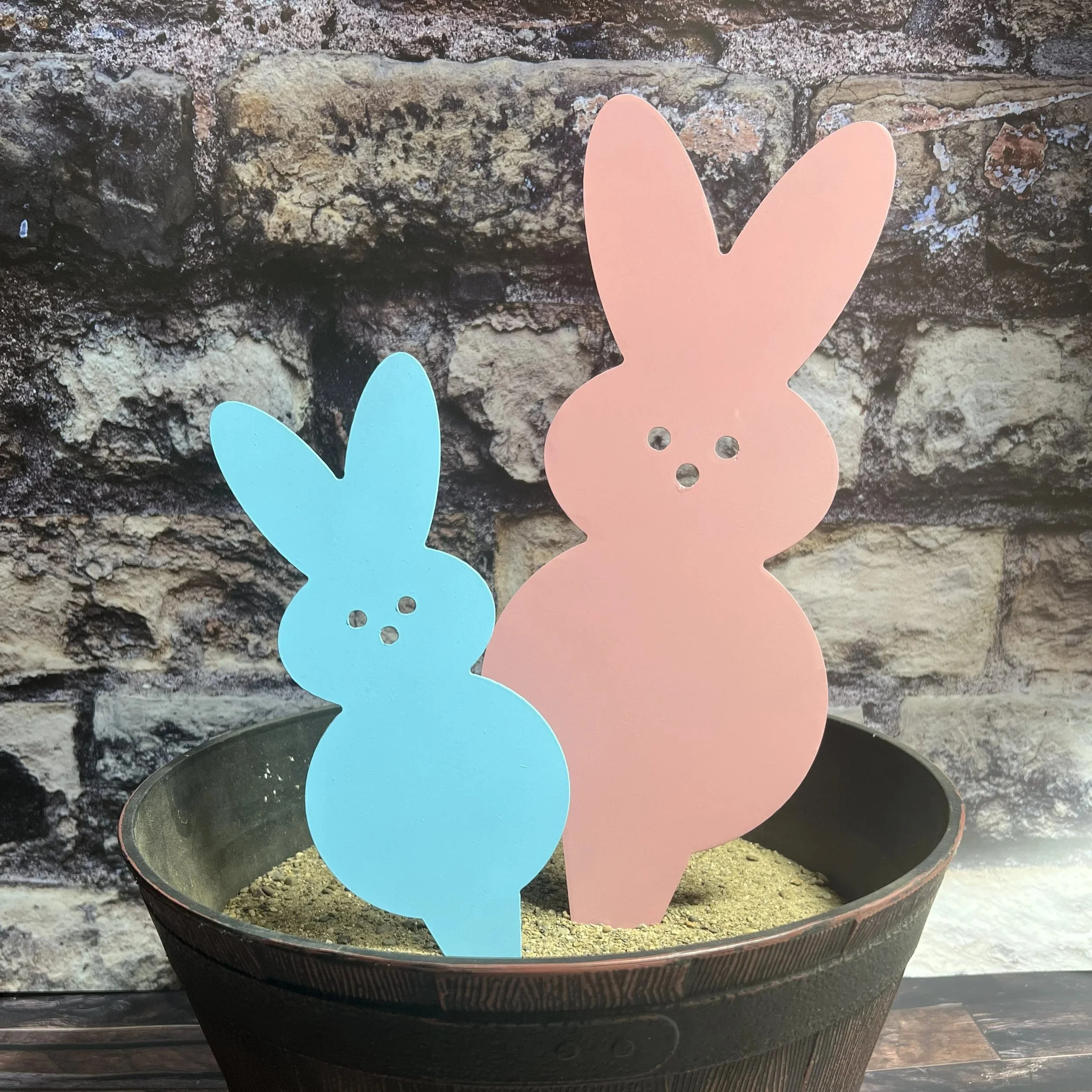 Peep Bunny Garden Stakes
