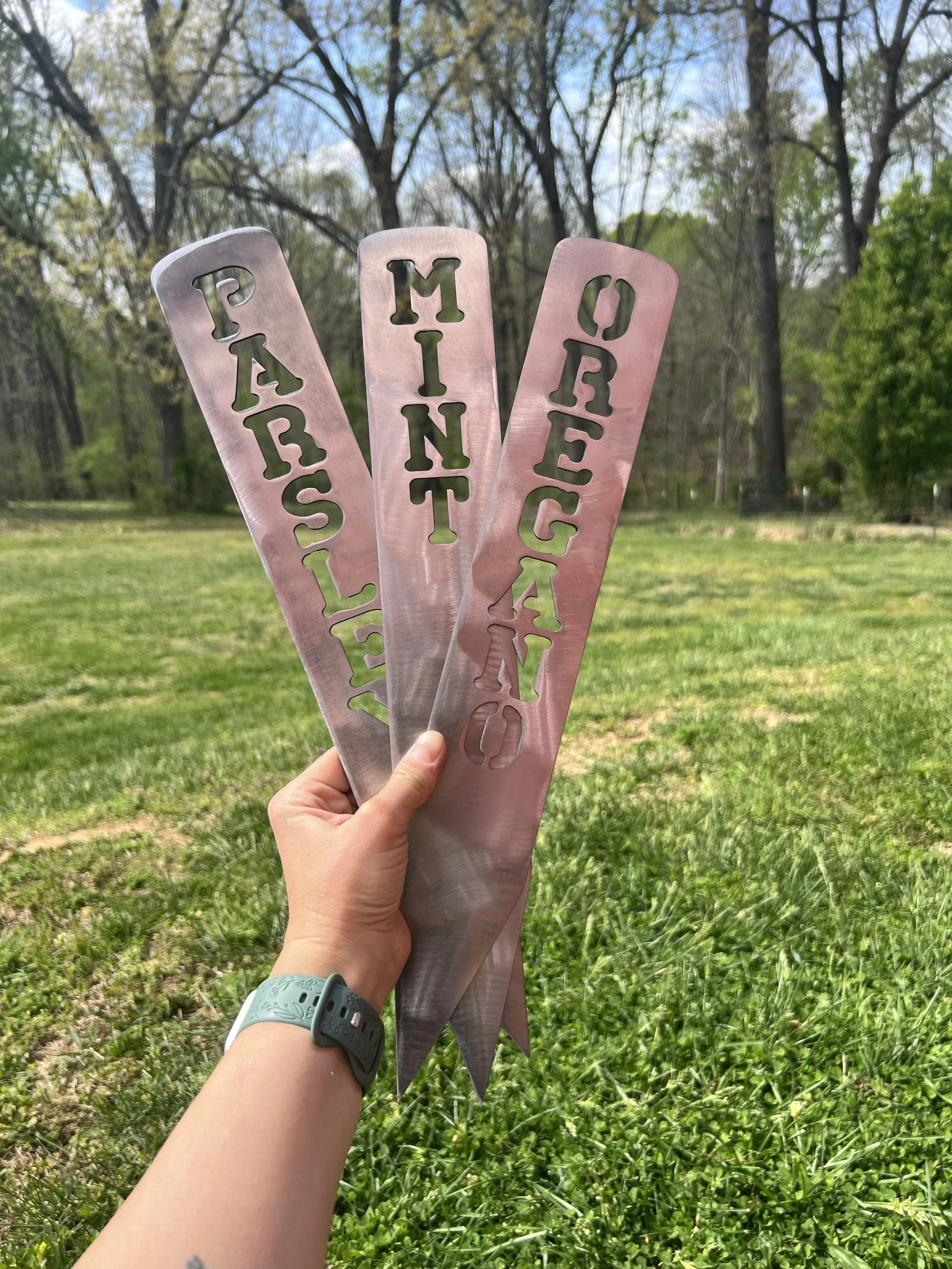Customizable Garden Stakes
