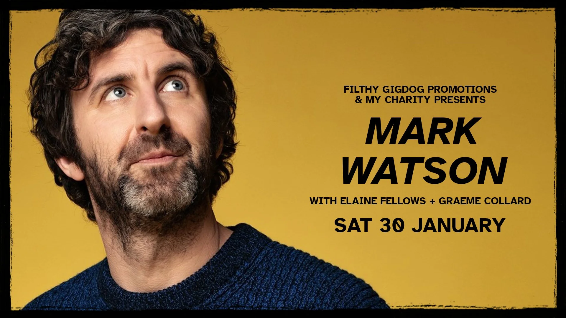 Mark Watson with Elaine Fellows + Graeme Collard