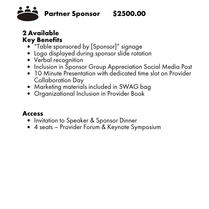 Partner Sponsor -