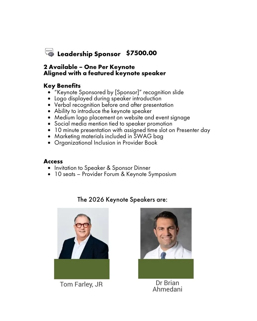 Leadership Sponsor