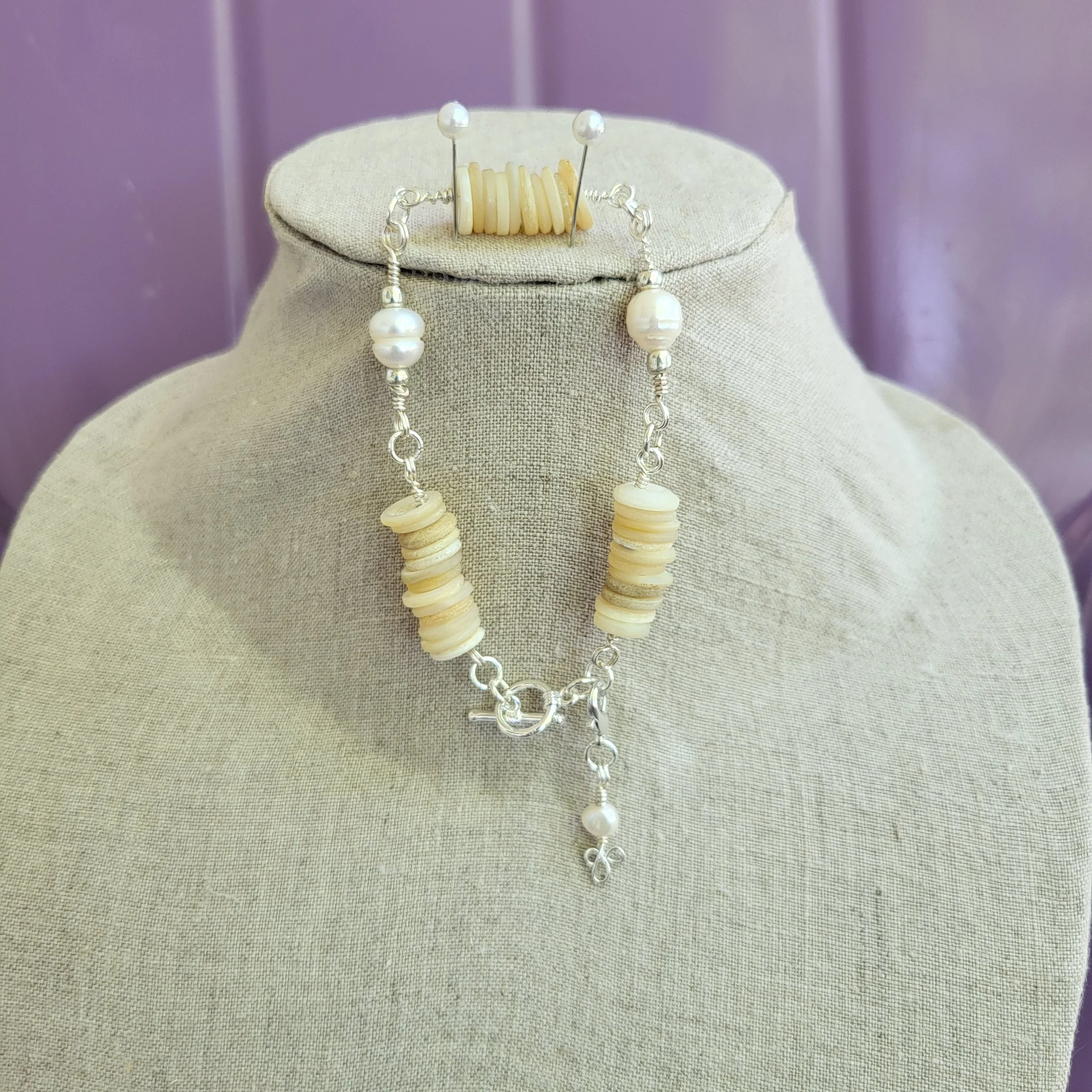 Button Charm Bracelet