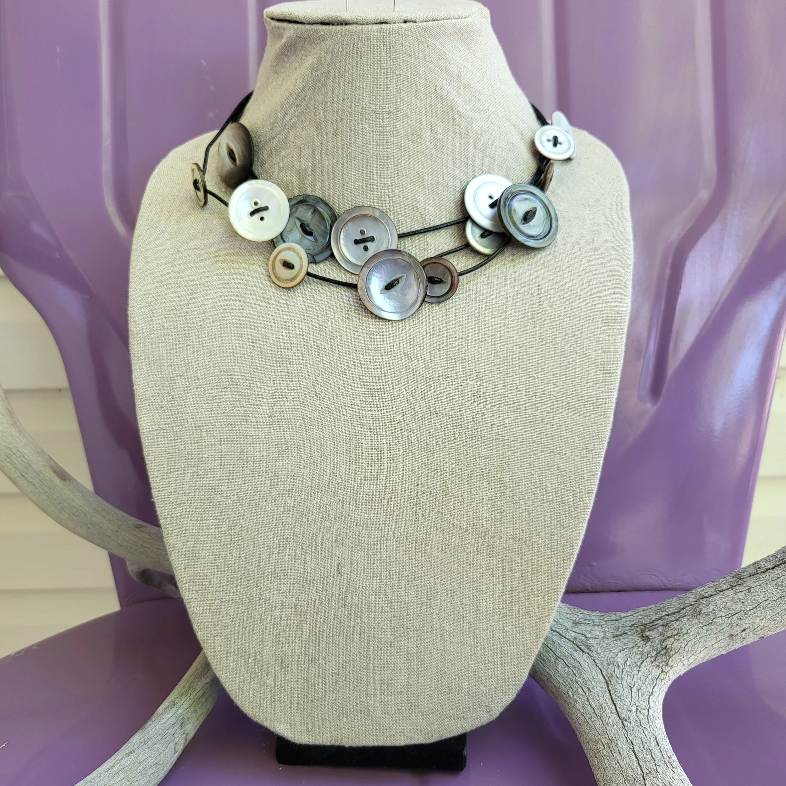 Three Strands of Buttons