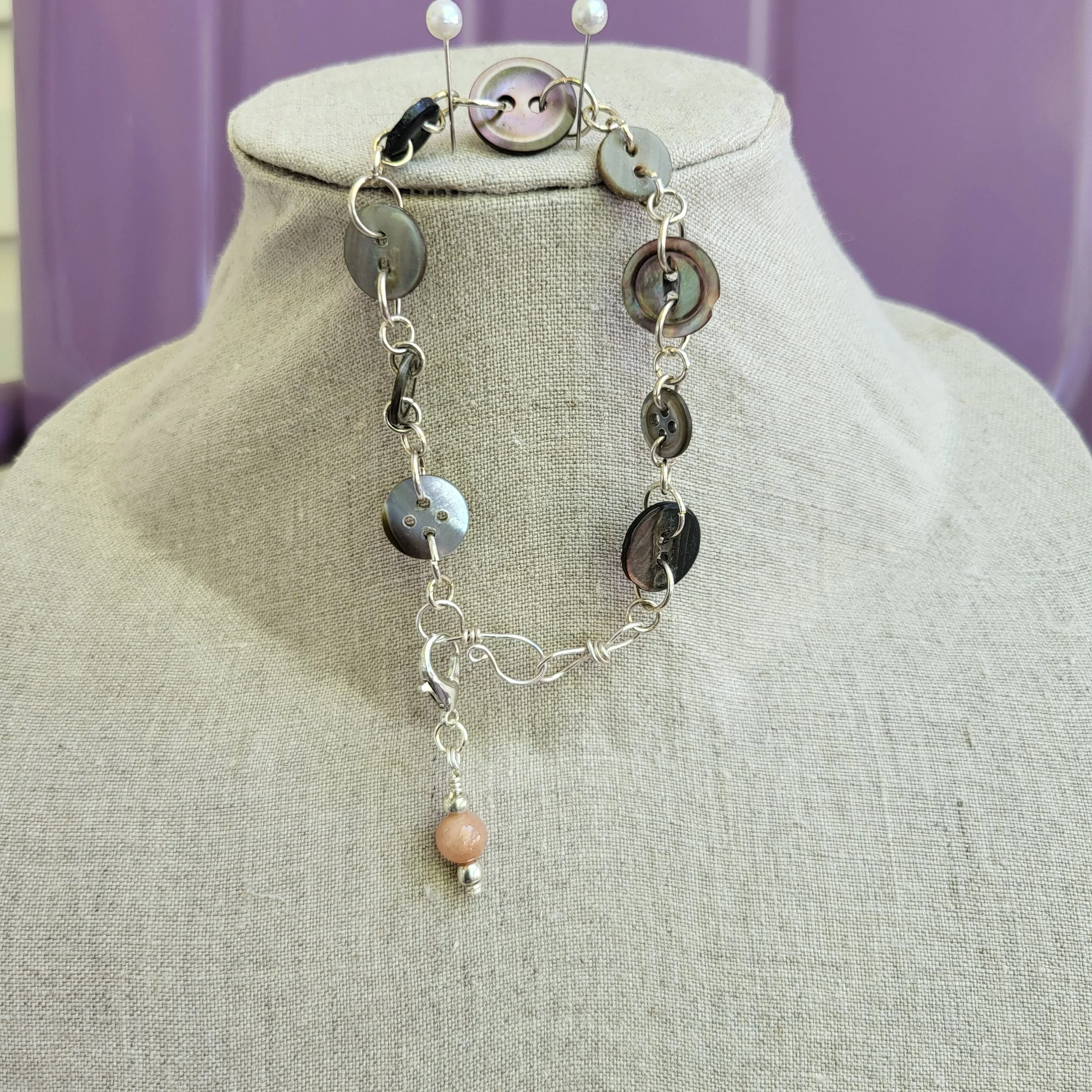 Button Chain Bracelet