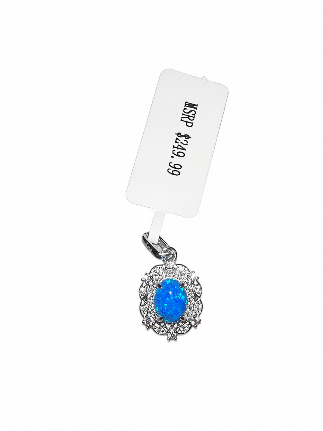 Exquisite Blue Gemstone Pendant