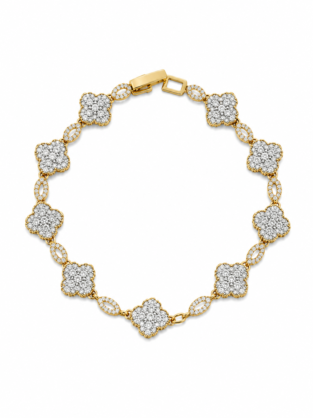 AAA CZ 18kt Gold Filled Bracelet
