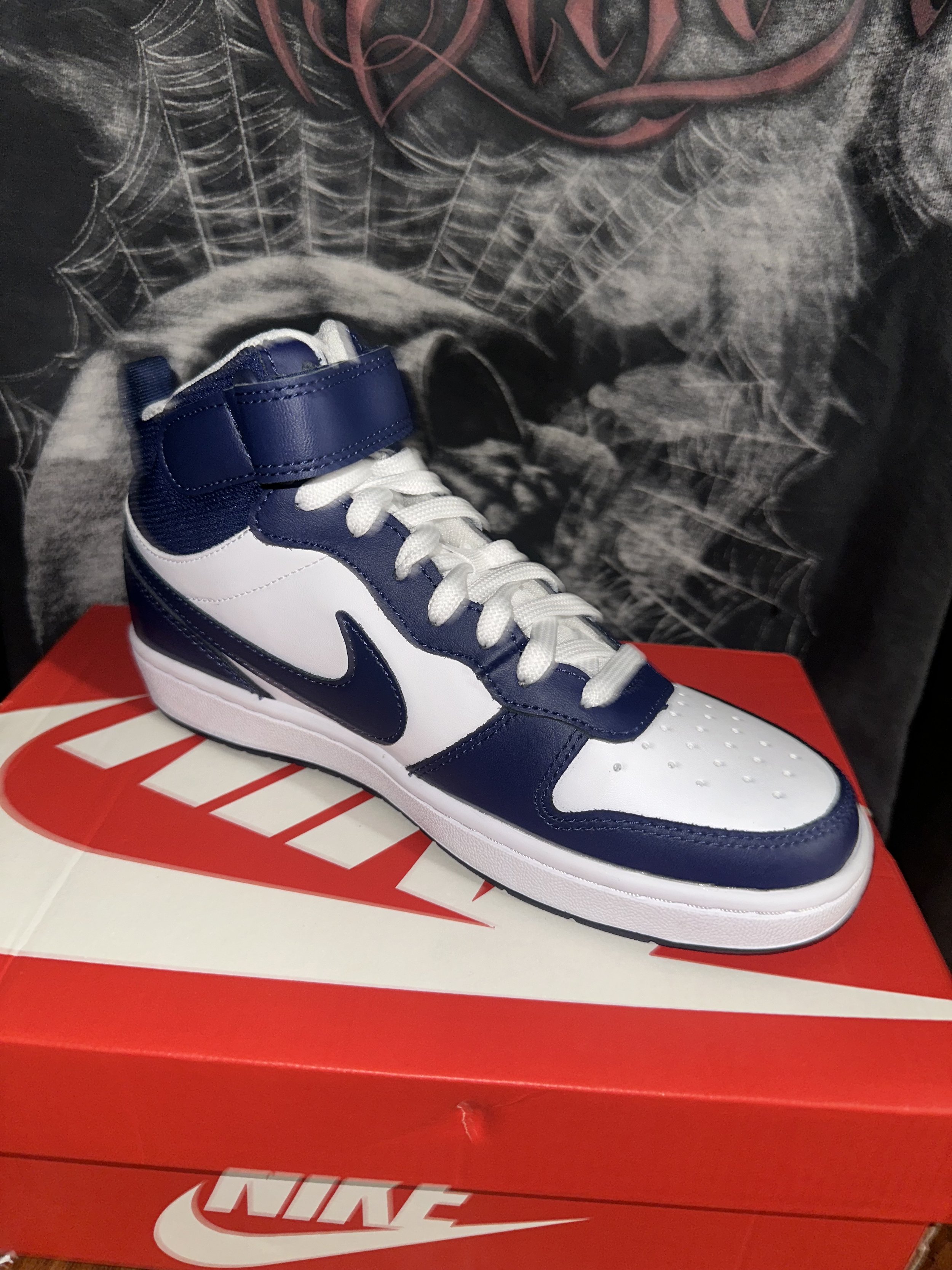Nike Court Borough Mid 2 5Y/6.5W