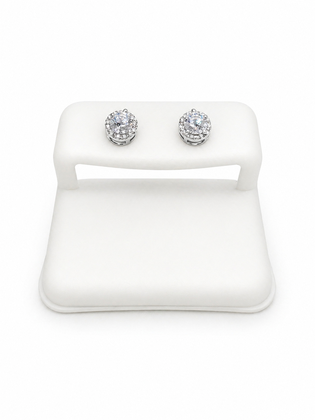 Elegant Sparkle moissanite 925 Stud Earrings