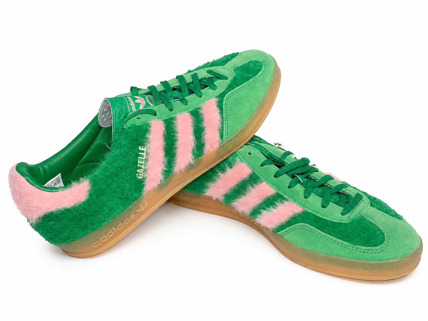 Adidas Gazelle "Fuzzy" Sneakers - Size M10.5/W12